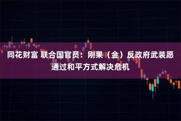 同花财富 联合国官员：刚果（金）反政府武装愿通过和平方式解决危机
